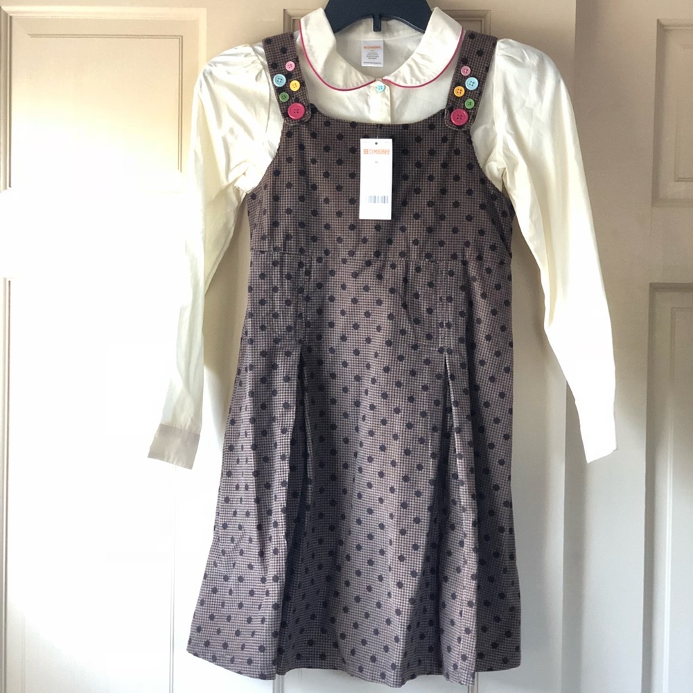 NWT Gymboree romper with coordinating blouse